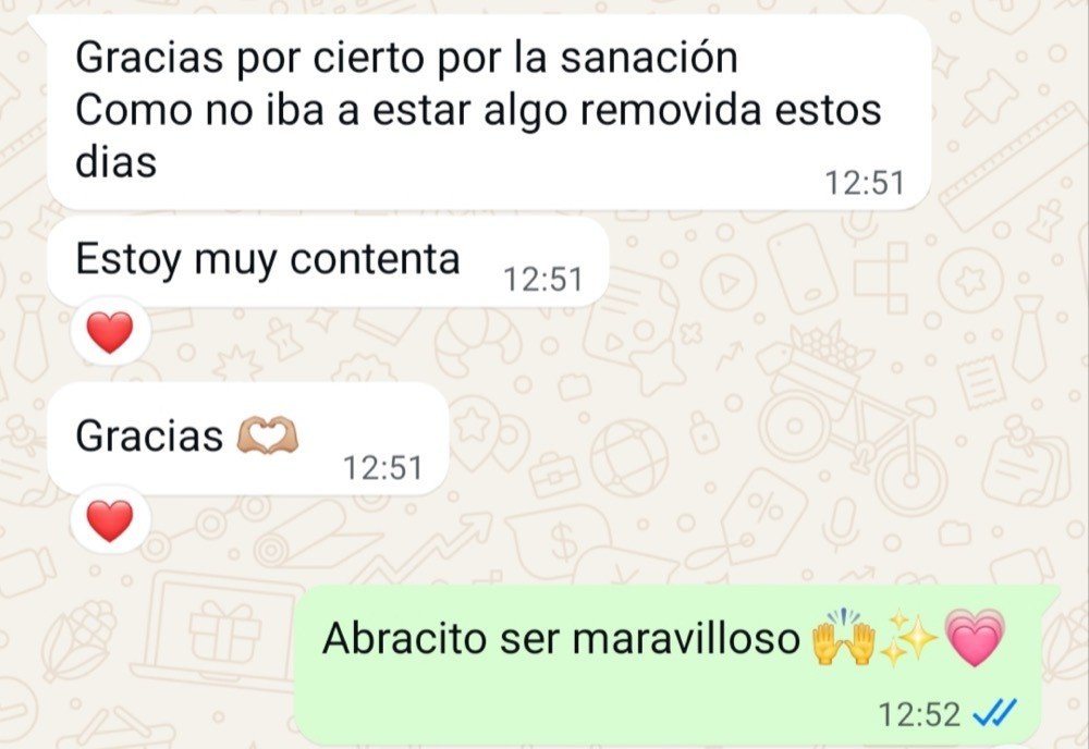 Opinión real de una clienta de Reiki con Geanina