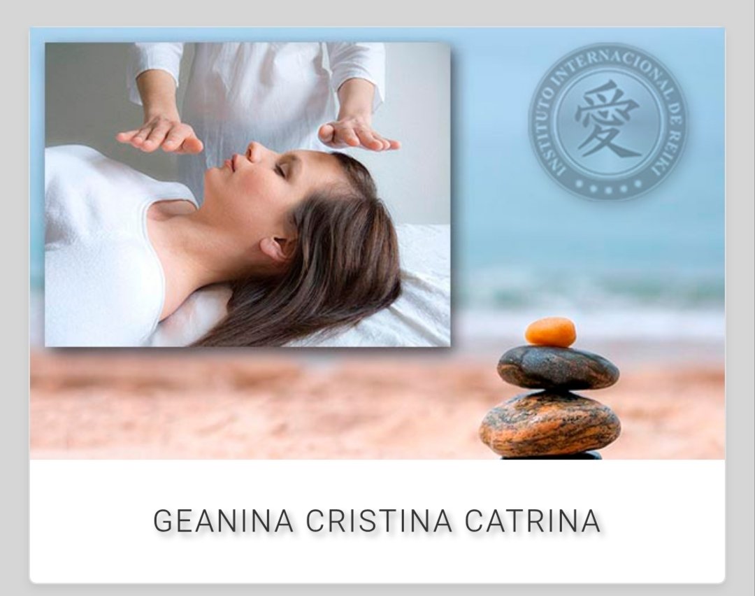 Geanina Cristina Catrina · Instituto Internacional de Reiki